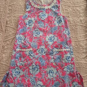 Lilly Pulitzer Pink and Blue Floral Dress